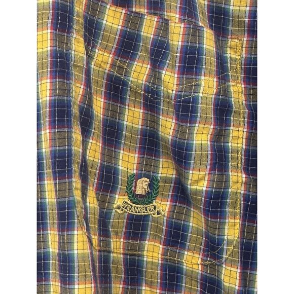 Wrangler‎ Plaid Button Shirt Size XL - Picture 2 of 4